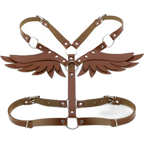 Angel Wings Leather Harness