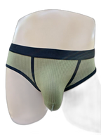3 Pack Men's Seamless Comfort Large Supportive Pouch Sexy Low-Rise Briefs