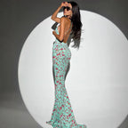 Women's Fashionable And Sexy Printed Strap Dress