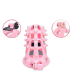 Gorse - Spiked Cock Cage - Chastity Cage With Urethral Sound
