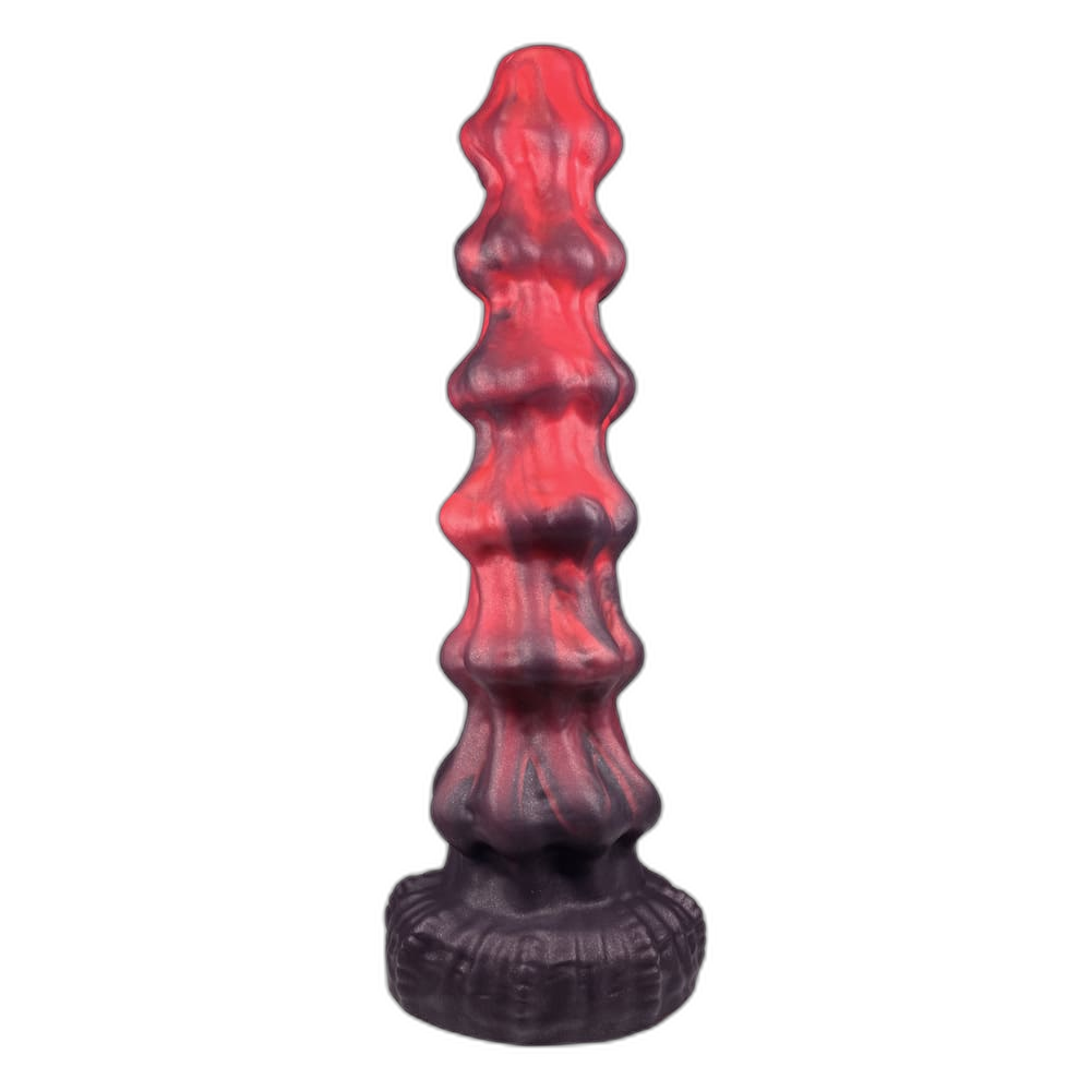 Migo - 10 Inch Knot Dildo - Fantasy Dildo - Alien Dildo with 6 Knots