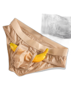 3 Pack Men's Fly Opening Supportive Pouch Stretch Premium Briefs