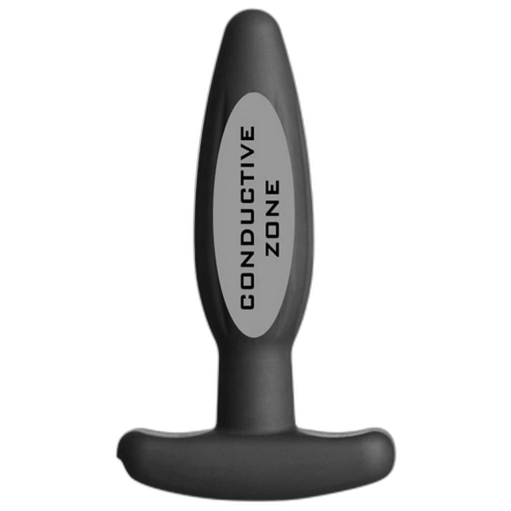 ElectraStim Silicone Noir Rocker Butt Plug Small