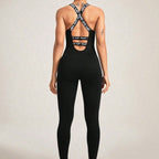 Seamless Camisole Jumpsuit – High Elastic Fit, Ultra-Comfortable