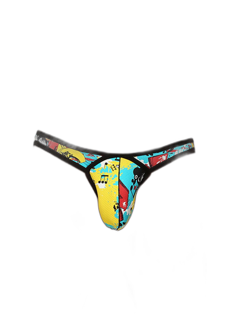 2 Pack Men's U-Pouch Low-Rise Thong