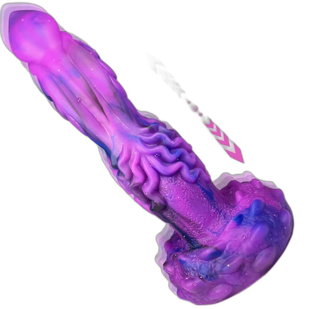 Poke - 9.45 Inch Thrusting Vibrating Monster Dildo