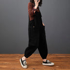 Corduroy Pockets Jumpsuit