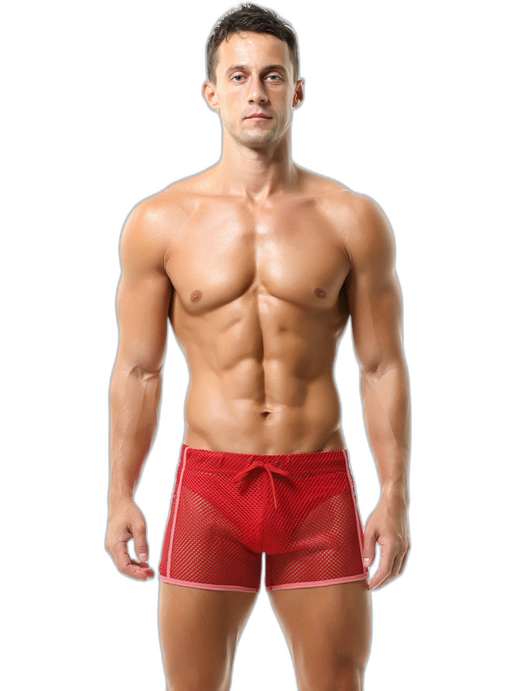 Men's Hollowed Out Breathable Boxer Briefs