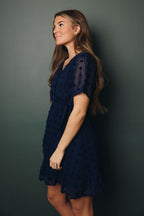 Georgie Swiss Dot Wrap Dress