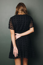 Georgie Swiss Dot Wrap Dress