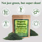 Good Natured Organic Spirulina & Chlorella 50/50 Powder – 3 Month Supply | Vegan & Non-GMO