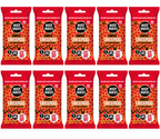 10 x Noisy Snacks Coated Chickpeas Piri Mango - 25g