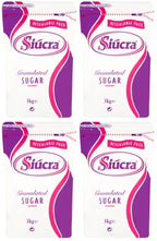 4 x Siúcra Granulated Sugar 3Kg
