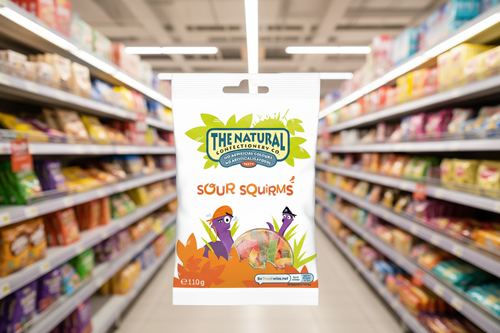 10 x The Natural Confectionery Co. Sour Squirms 110G