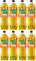 8 x Club Zero Sugar Orange mit Fruchtfleisch 1,75 Liter