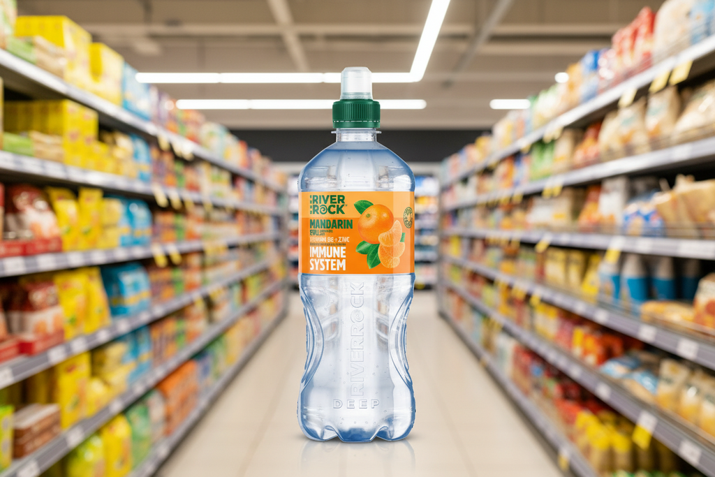 15 x Deep Riverrock Mandarin Still Water Drink 750Ml