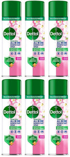 6 x Dettol Disinfectant Spray Orchard Blossom - 300ML