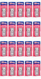 20 x Killeen Swing Bin Liners Tie Handles 60 Litre - 25 PACK