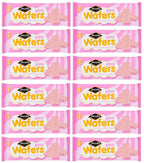 12 x Jacobs Wafers Pink Cream Filled Sandwich 100G