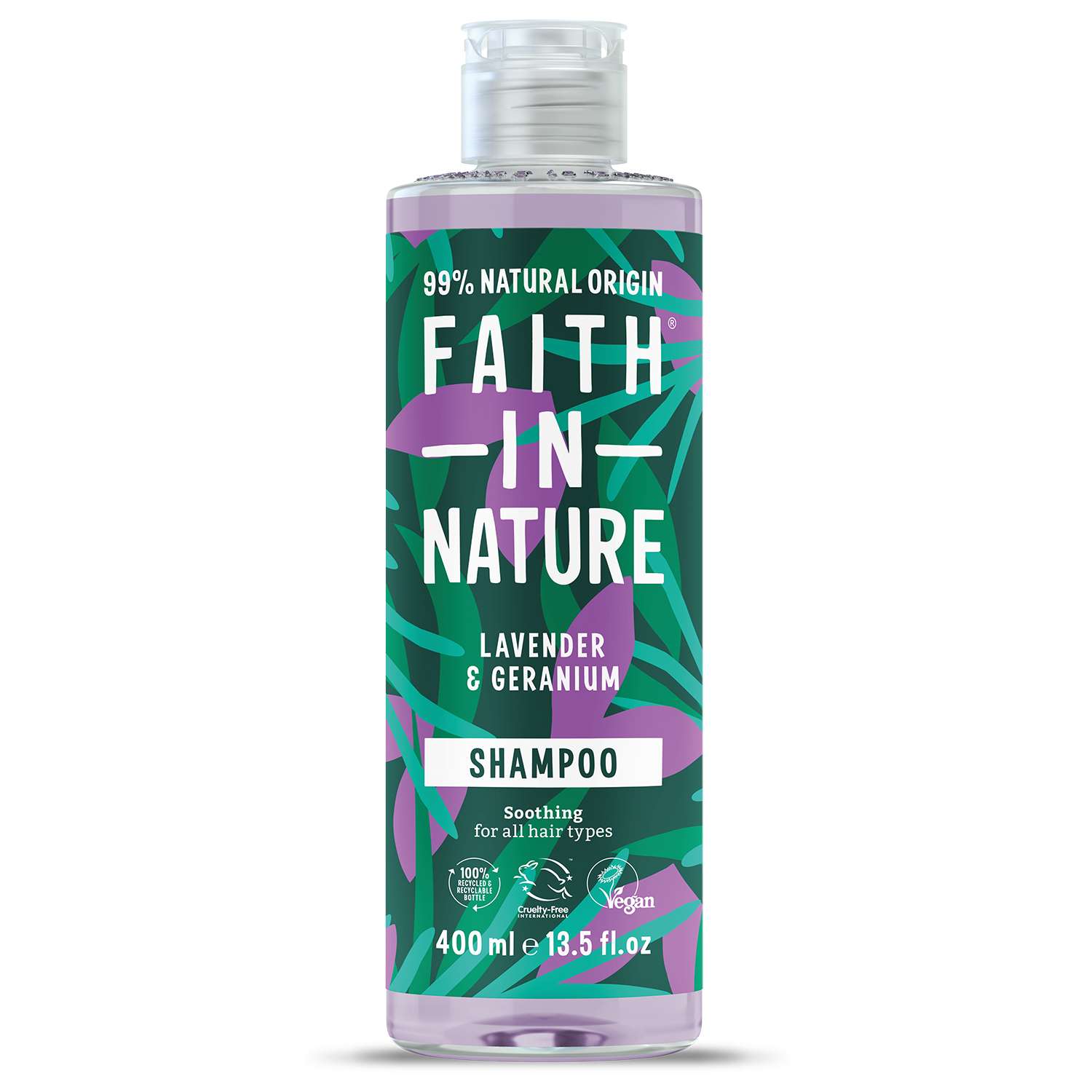 Faith In Nature Lavendel & Geranie Shampoo - 400ml