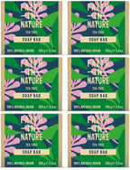 6 x Faith In Nature Tea Tree Pure Veg Soap - 100g