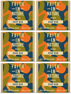 6 x Faith In Nature Orange Soap - 100g