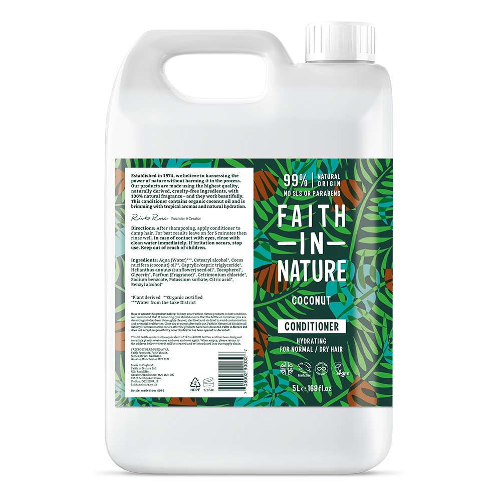 Faith In Nature Coconut Conditioner - 5ltr