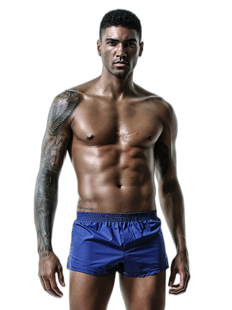 Men's Breathable Cotton Built-in Pouch Boxers