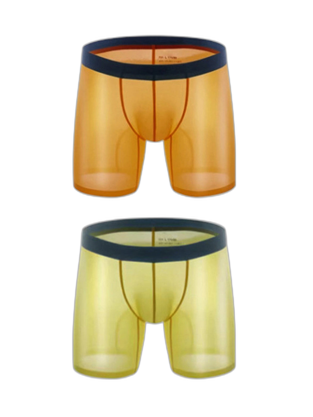 2 Pack Men’s Breathable Athletic Mesh Boxer Briefs