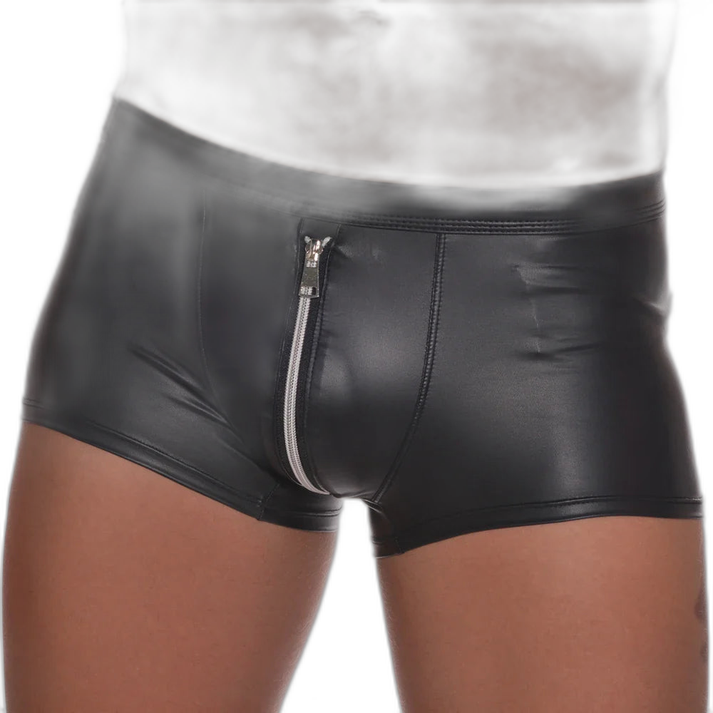 Latex Zip Fetish Boxers