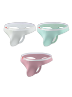 3 Pack Men's U-Pouch Ice Silk Sexy Thong