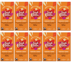 10 x Seed & Bean Dark 72% FT & Org Mandarin/Ginger Bar - 75g