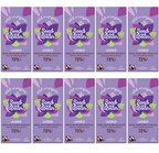 10 x Seed & Bean Dark 72% Fairtrade & Org Lavender Bar - 75g