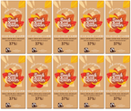 10 x Seed & Bean Milk 37% Hazelnut & Almond FT Org Bar - 75g