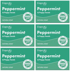 6 x Friendly Soap Peppermint & Poppy Seeds Soap - 95g