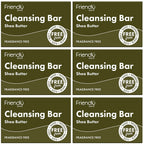 6 x Friendly Soap Shea Butter Cleansing Bar - 95g