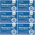 6 x Friendly Soap Lavendel & Teebaum Shampoo Bar – 95g