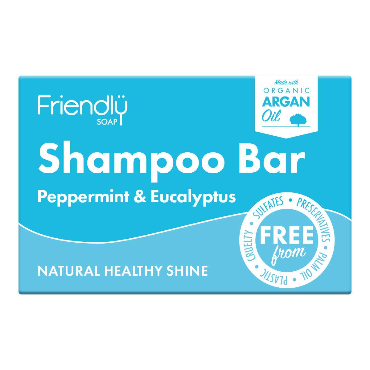 6 x Friendly Soap Pfefferminz & Eukalyptus Shampoo Bar – 95g