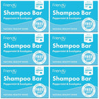6 x Friendly Soap Pfefferminz & Eukalyptus Shampoo Bar – 95g