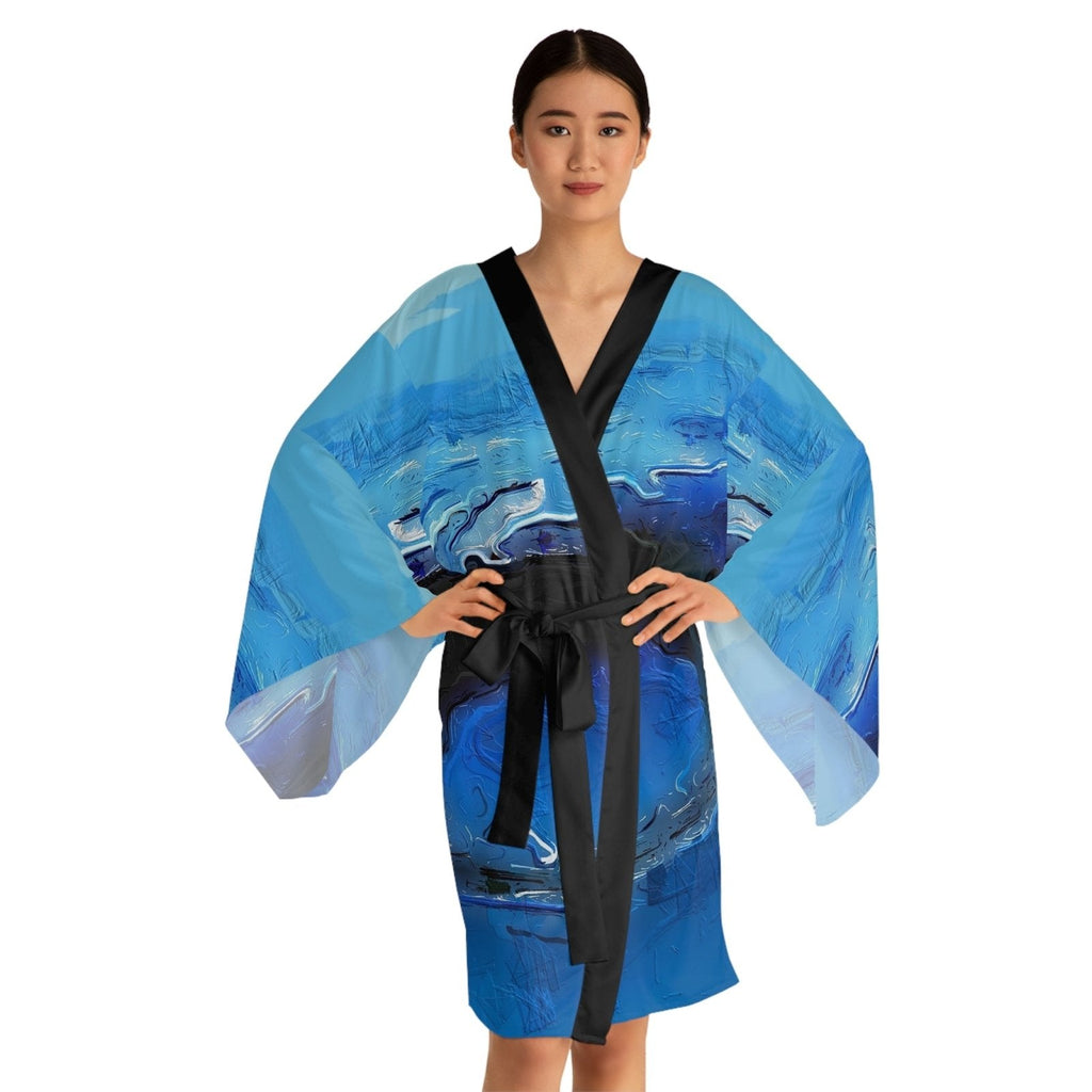A Drop In The Ocean - Womens Kimono Robe