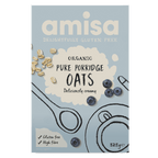 Amisa Organic Pure Porridge Oats - GF - 325g