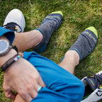 Mens Merino Wool Run No Show Tab Ultra Lightweight Anti Blister Running Socks