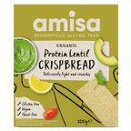 Amisa Organic Protein Lentil Crispbread - GF - 100g