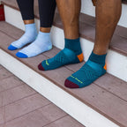 Mens Merino Wool Quarter Ultra-Lightweight Anti Blister Running Socks