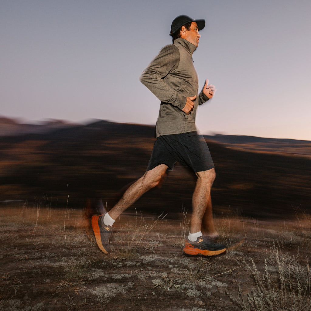 Mens Merino Wool Quarter Ultra-Lightweight Anti Blister Running Socks