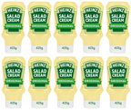 10 x Heinz Salad Cream Top Down 425Gm