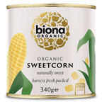 Biona Organic Sweetcorn - Can - 340g