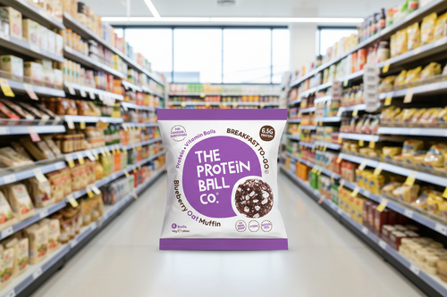 10 x The Protein Ball co Blueberry Oat Muffin Vit Balls - 45g