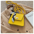 Diagonal trend fashion net celebrity same fashion PU shoulder handbag
