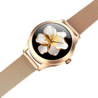 KW10 Pro Women's Smart Watch - Luxury Steel Fitness Tracker with Heart Rate Monitor